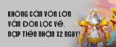 Thưởng Chào Mừng 100% Tân Thủ promotion banner